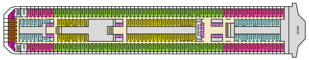 Cubierta 8 Carnival Victory