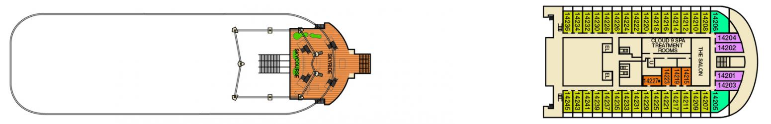 Cubierta 14 Carnival Vista