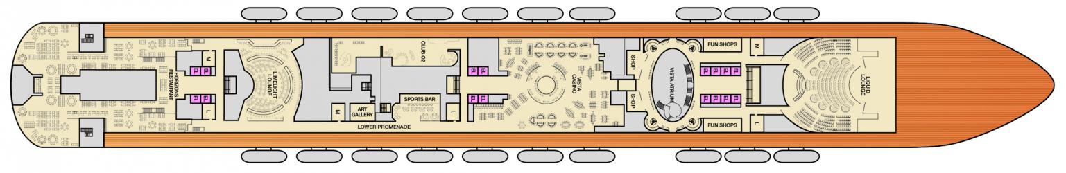 Cubierta 4 Carnival Vista