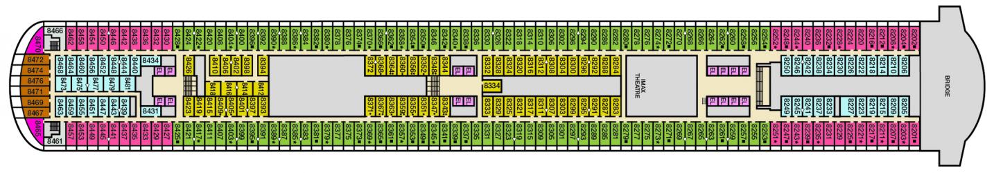 Cubierta 8 Carnival Vista