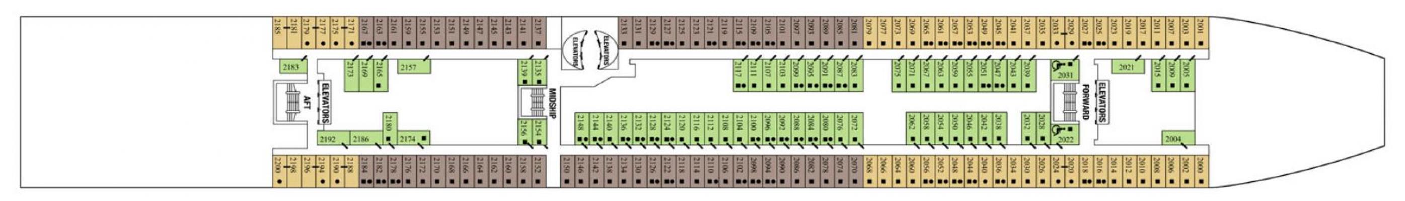 Cubierta 2 Celebrity Constellation