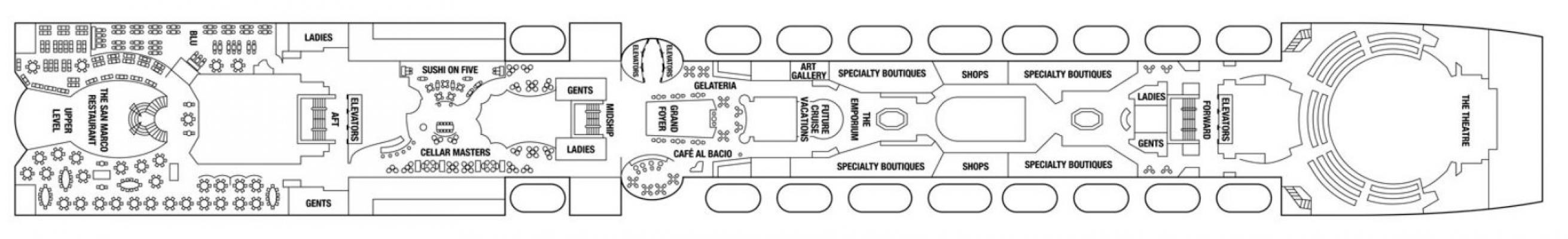 Cubierta 5 Celebrity Constellation