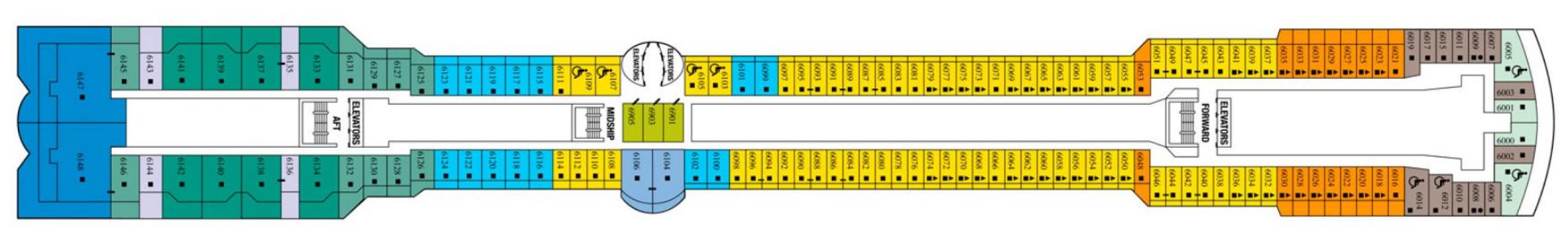 Cubierta 6 Celebrity Constellation