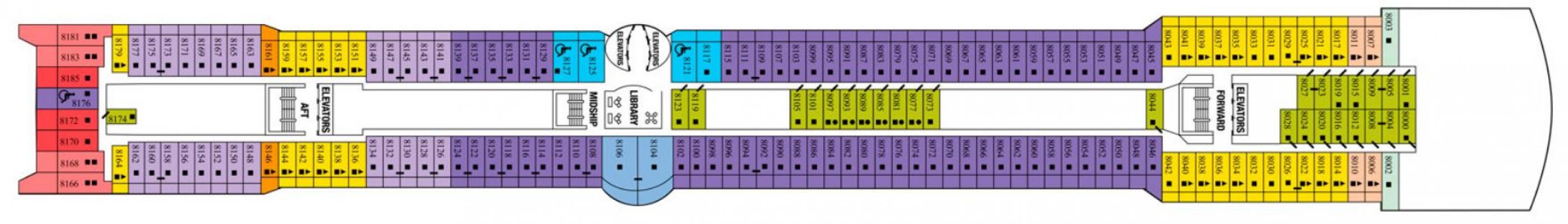 Cubierta 8 Celebrity Constellation