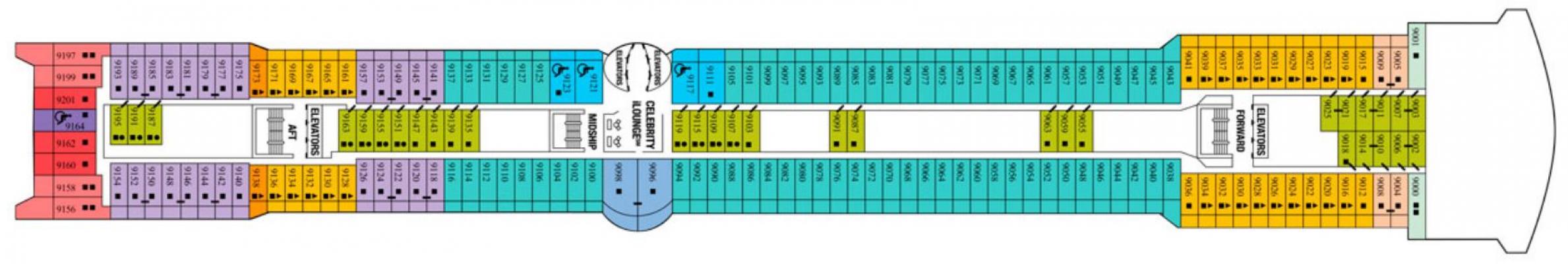 Cubierta 9 Celebrity Constellation