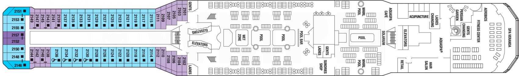 Cubierta 12 Celebrity Eclipse