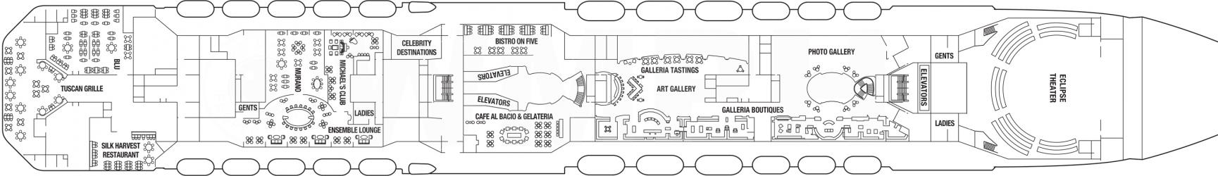 Cubierta 5 Celebrity Eclipse