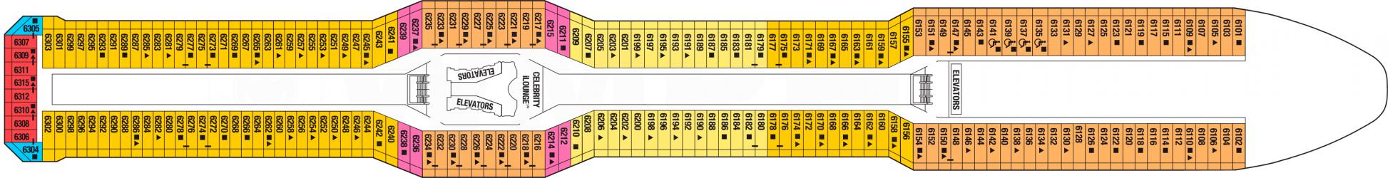 Cubierta 6 Celebrity Eclipse