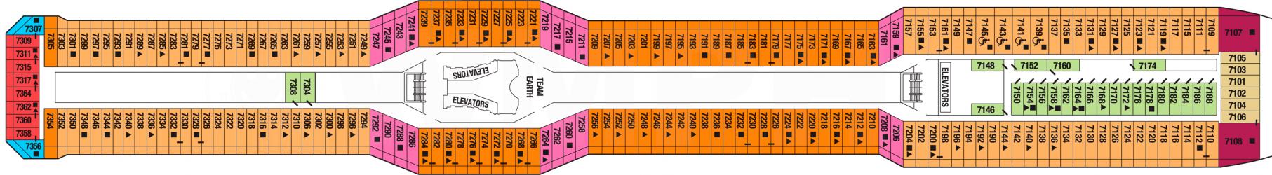 Cubierta 7 Celebrity Eclipse