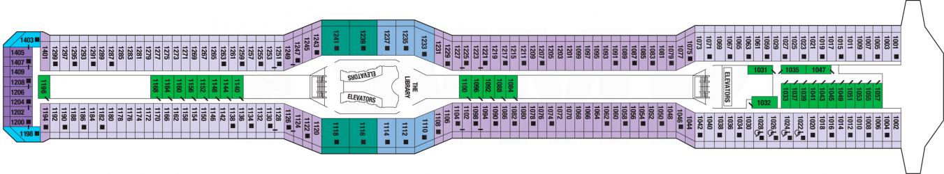 Cubierta 10 Celebrity Equinox