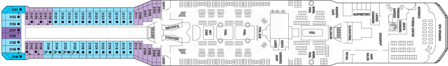 Cubierta 12 Celebrity Equinox