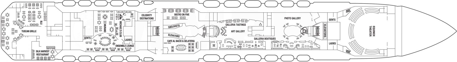 Cubierta 5 Celebrity Equinox