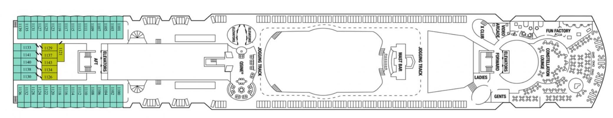 Cubierta 11 Celebrity Infinity