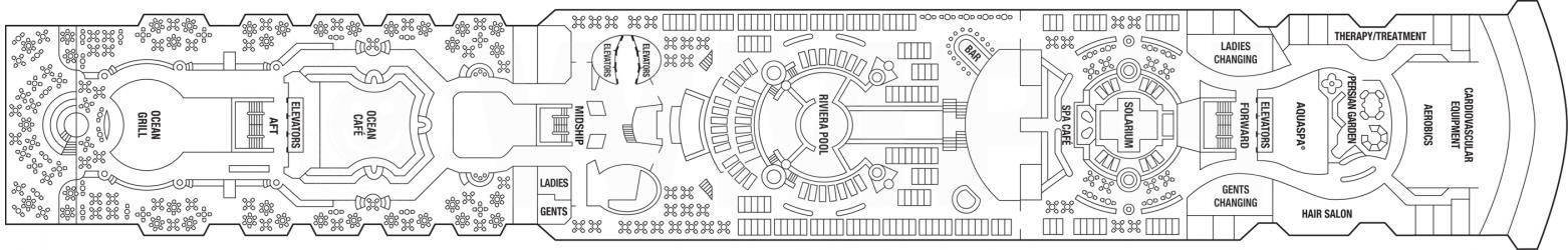 Cubierta 10 Celebrity Millennium