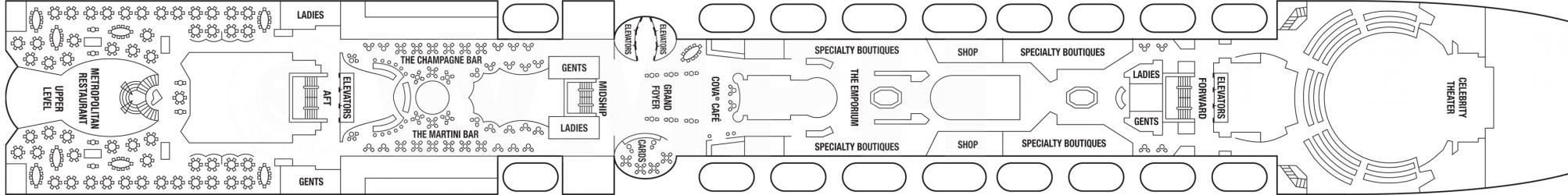 Cubierta 5 Celebrity Millennium
