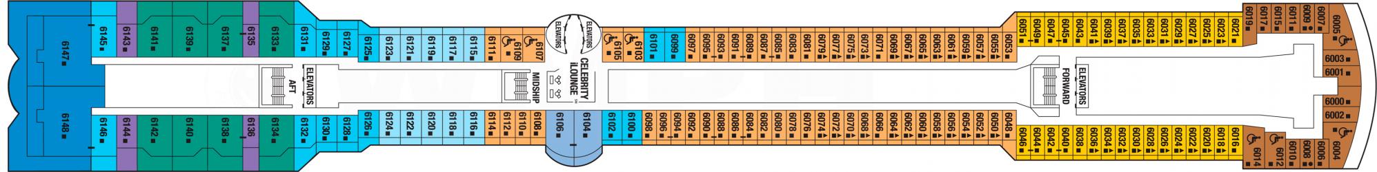 Cubierta 6 Celebrity Millennium