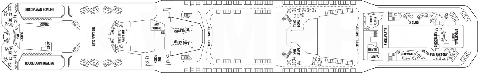 Cubierta 15 Celebrity Reflection