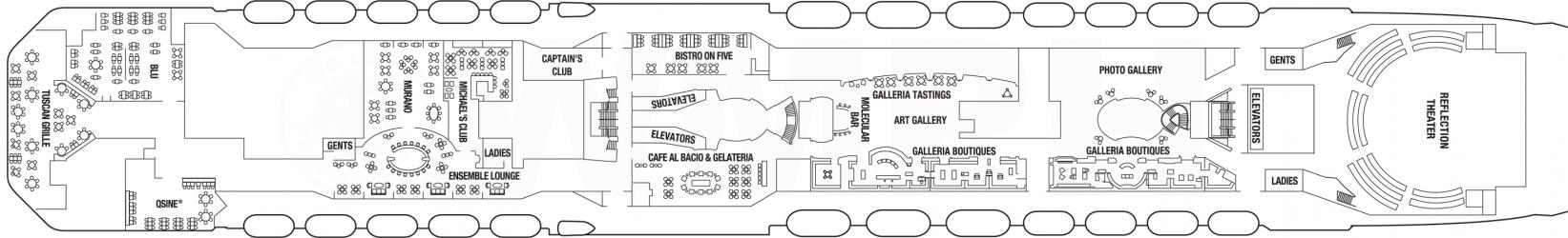 Cubierta 5 Celebrity Reflection