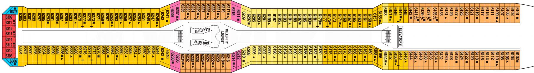 Cubierta 6 Celebrity Reflection