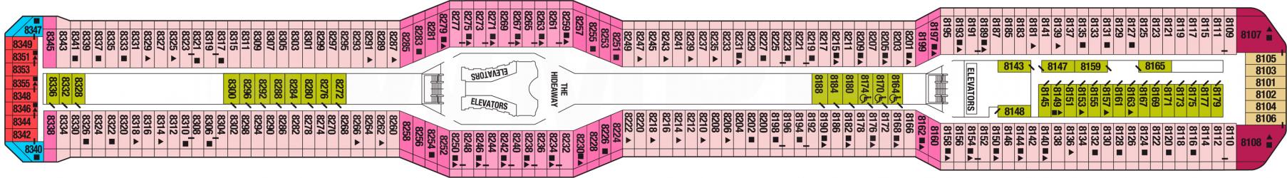 Cubierta 8 Celebrity Reflection