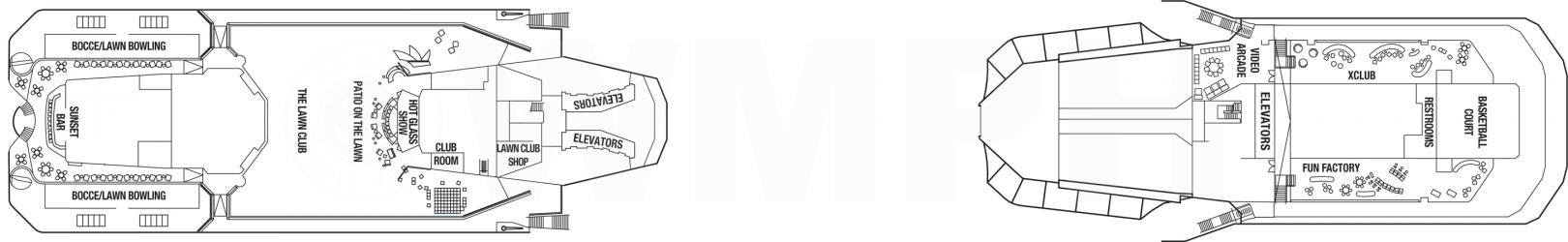 Cubierta 15 Celebrity Silhouette