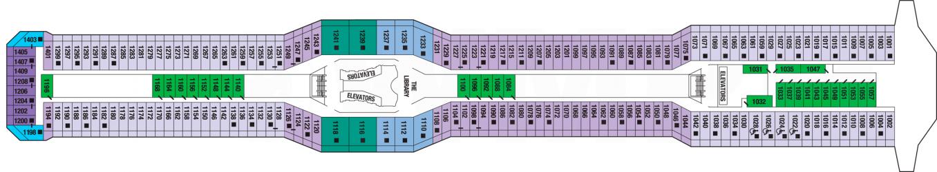 Cubierta 10 Celebrity Solstice