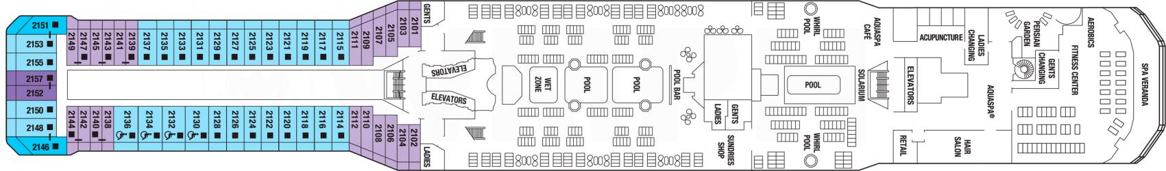 Cubierta 12 Celebrity Solstice