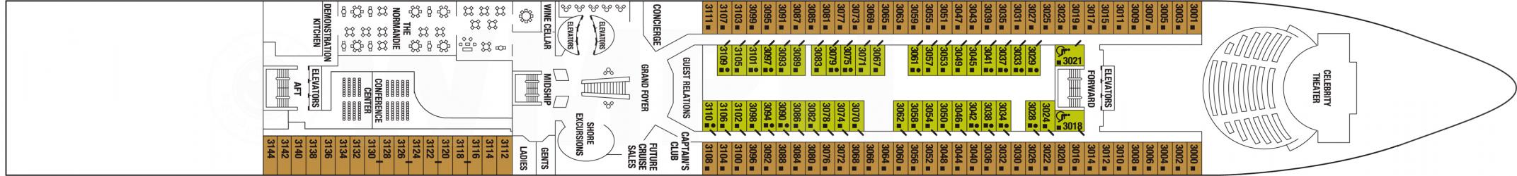 Cubierta 3 Celebrity Summit