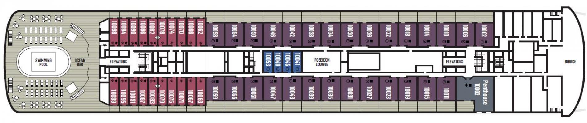 Cubierta 10 Celestyal Journey