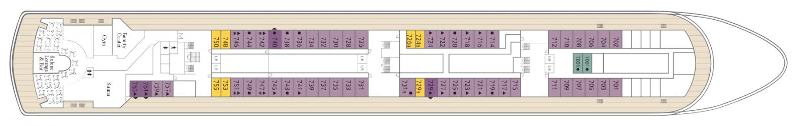 Cubierta 7 Celestyal Majesty