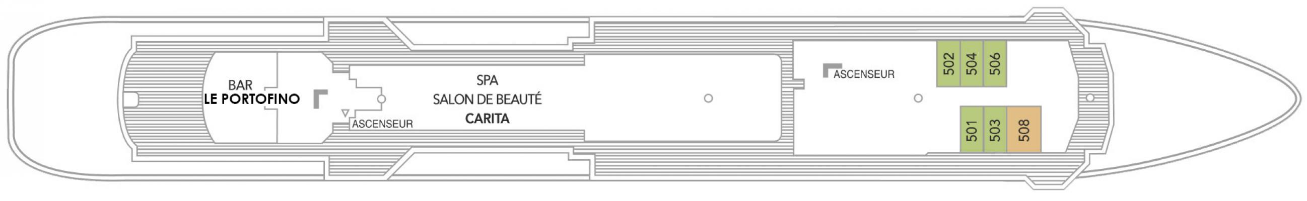 Cubierta F - Fidji Club Med 2
