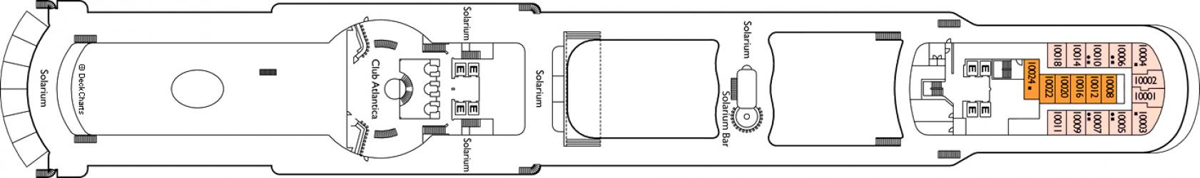 Cubierta 10 Costa Atlantica