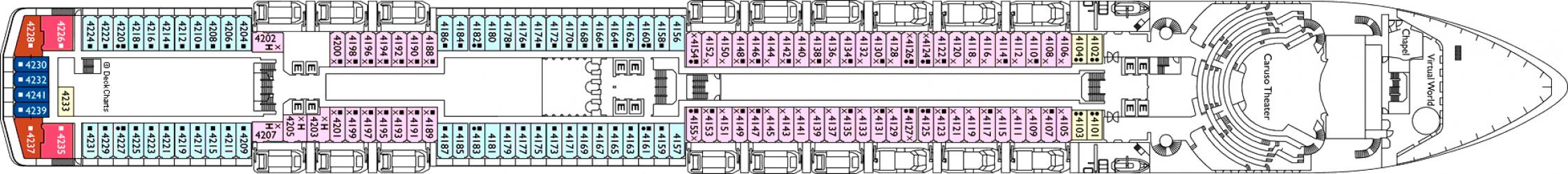 Cubierta 4 Costa Atlantica