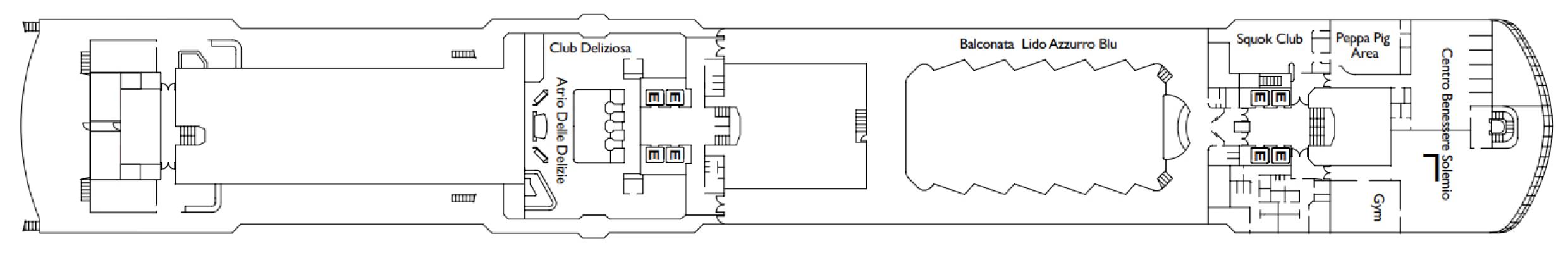 Cubierta 10 - Magnolia Costa Deliziosa
