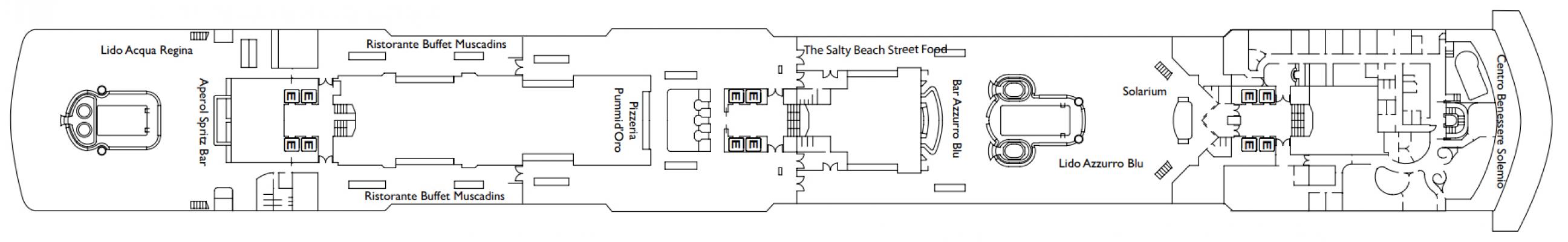 Cubierta 9 - Orchidea Costa Deliziosa