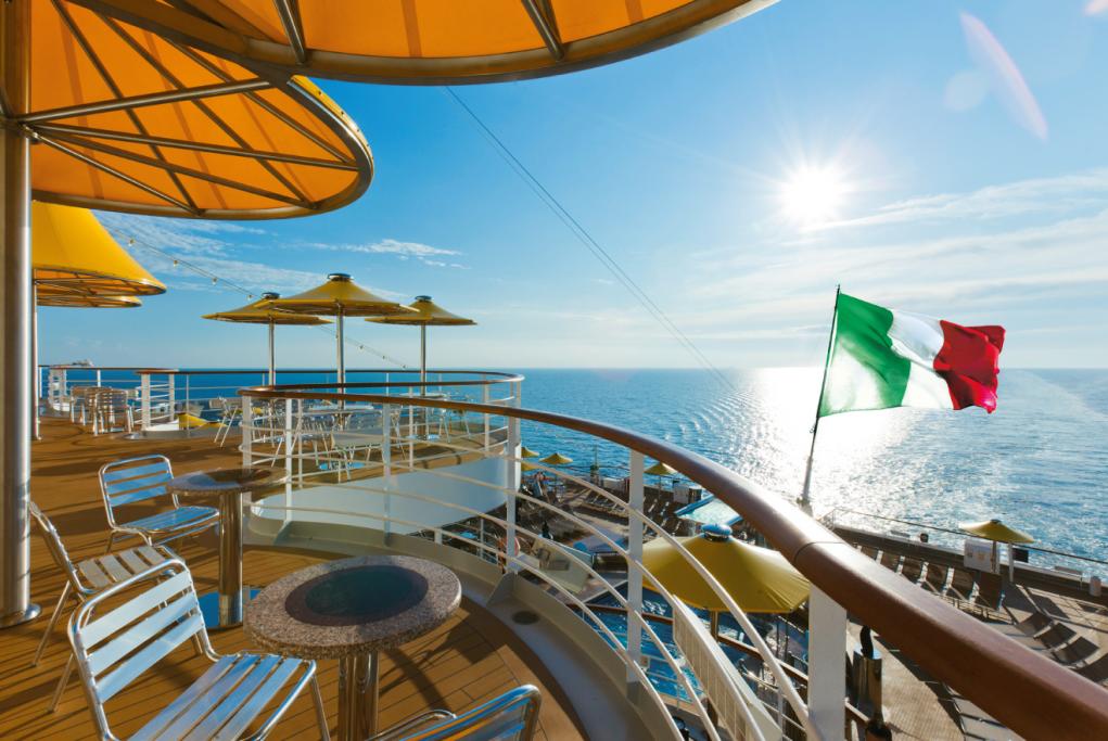 Vista popa Costa Fascinosa