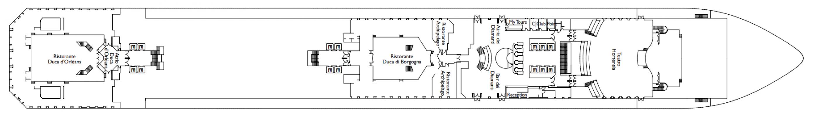 Cubierta 3 - Hermitage Costa Favolosa