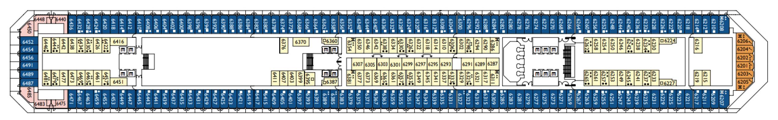 Cubierta 6 - La Zarzuela Costa Favolosa