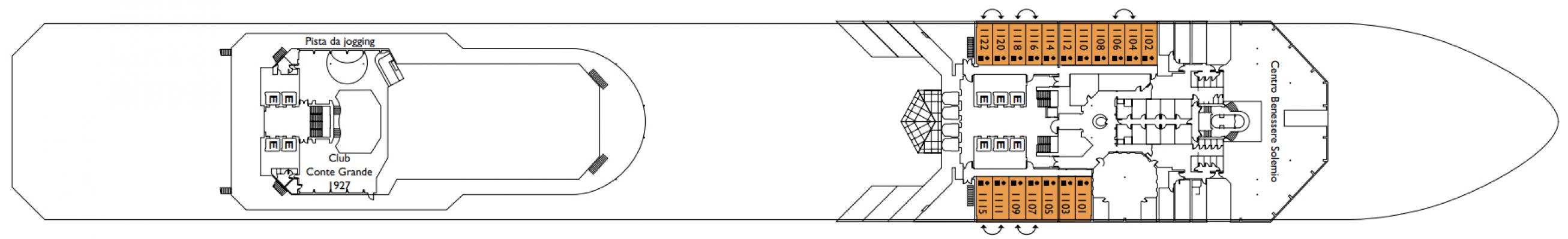 Cubierta 11 - Cannes Costa Fortuna