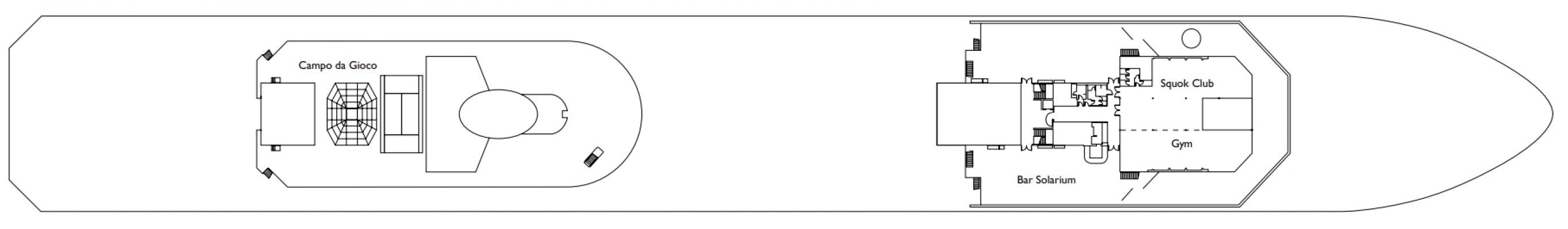 Cubierta 12 - Funchal Costa Fortuna