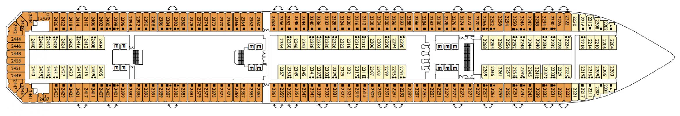 Cubierta 2 - Miami Costa Fortuna