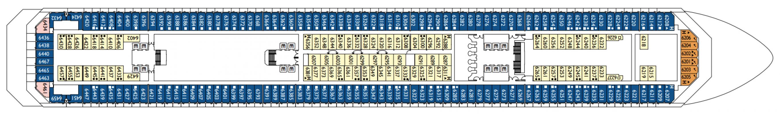 Cubierta 6 - Lisbona Costa Fortuna