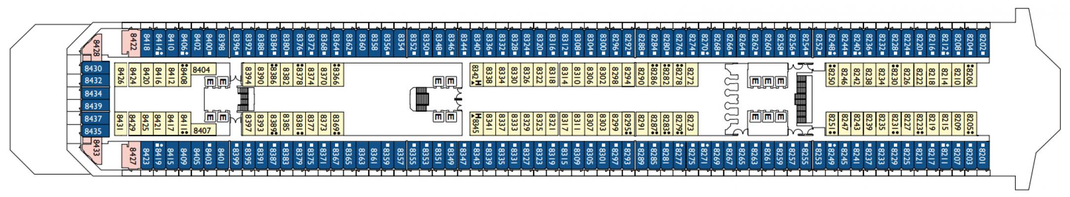 Cubierta 8 - Vigo Costa Fortuna