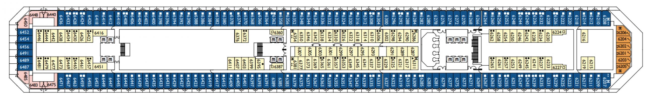 Cubierta 6 - Boheme Costa Pacifica