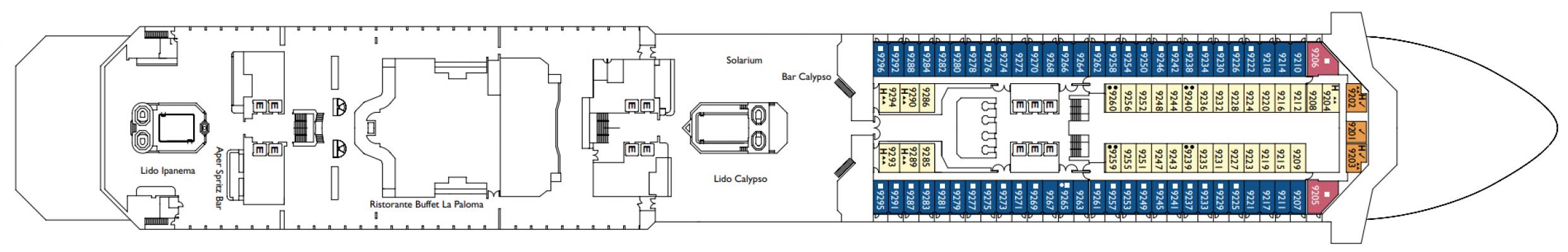 Cubierta 9 - Azzurro Costa Pacifica