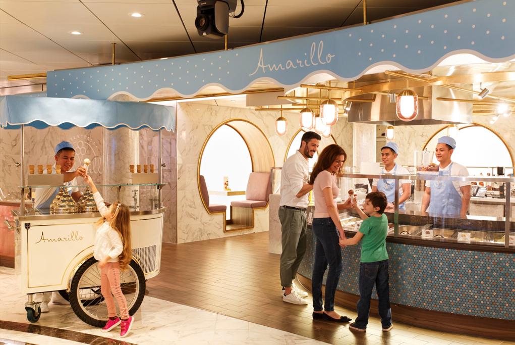 Heladería Amarillo Costa Smeralda