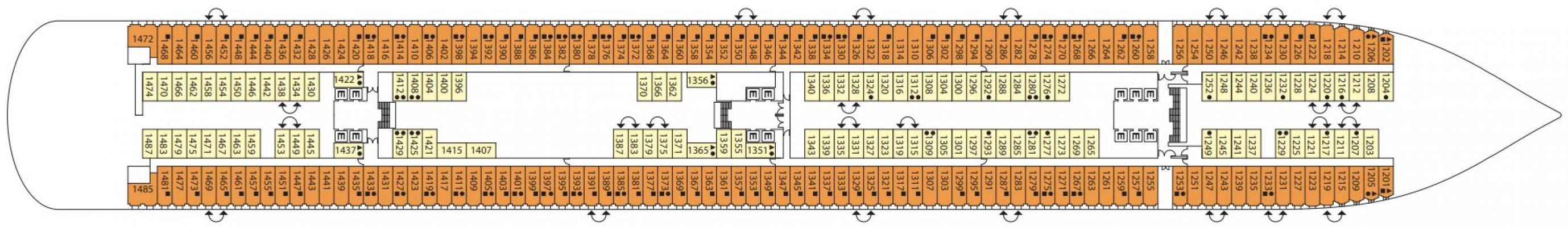 Cubierta 1 Costa Firenze