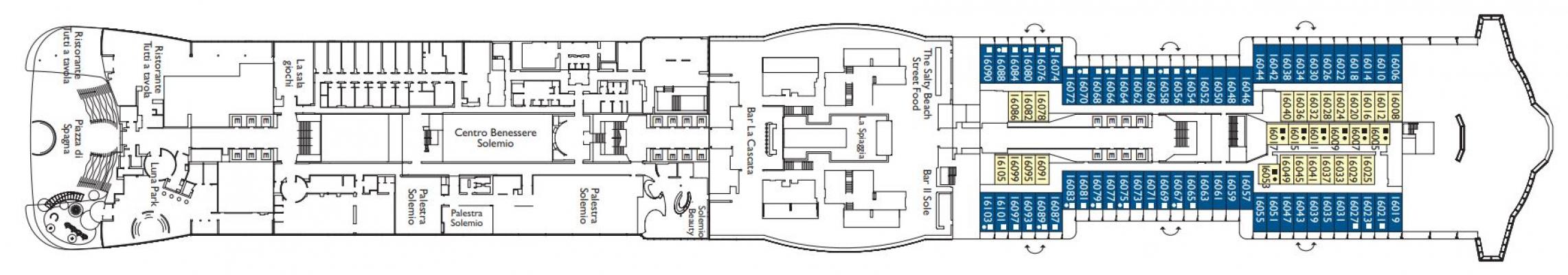 Cubierta 16 - Como Costa Smeralda
