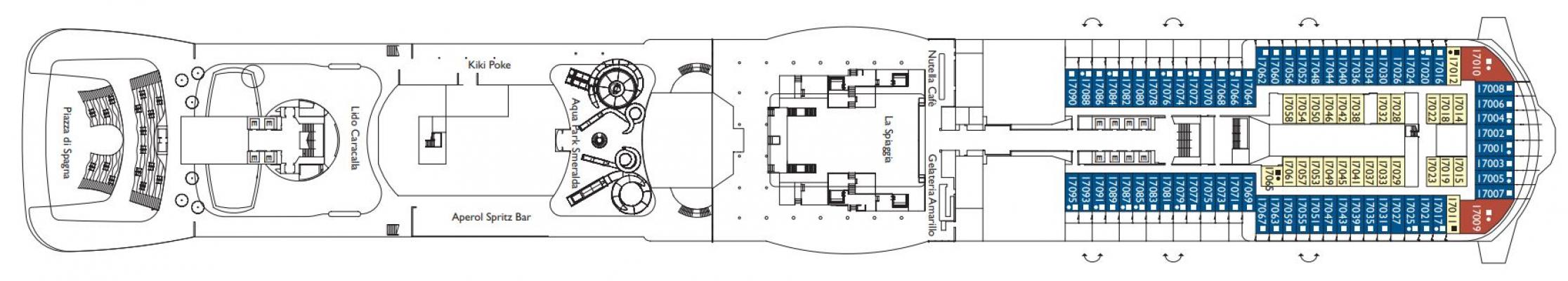 Cubierta 17 - Bellagio Costa Smeralda