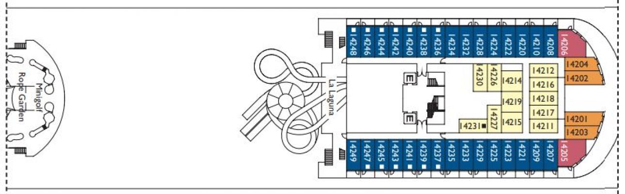 Cubierta 14 Costa Venezia